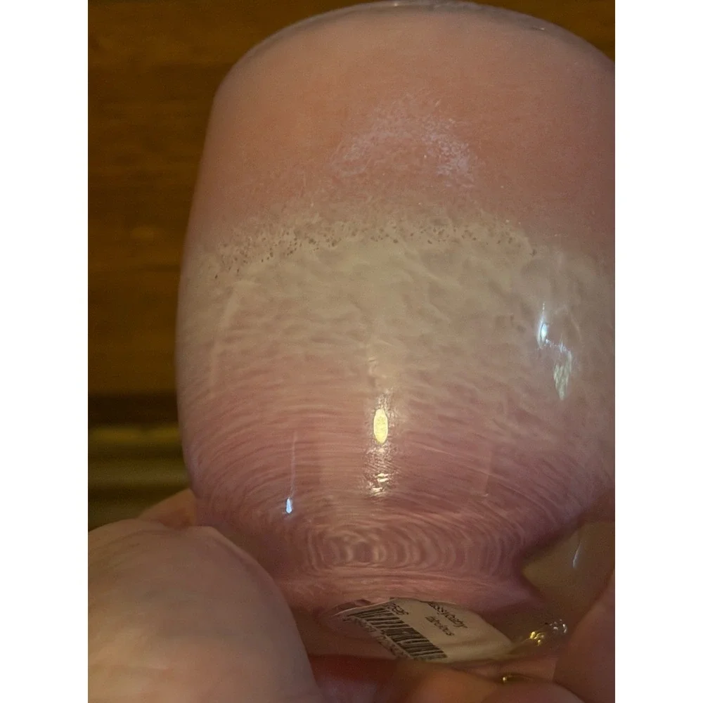 glassybaby Fabulous Pink HandBlown Glass Votive Candle Holder Retired Triskelion